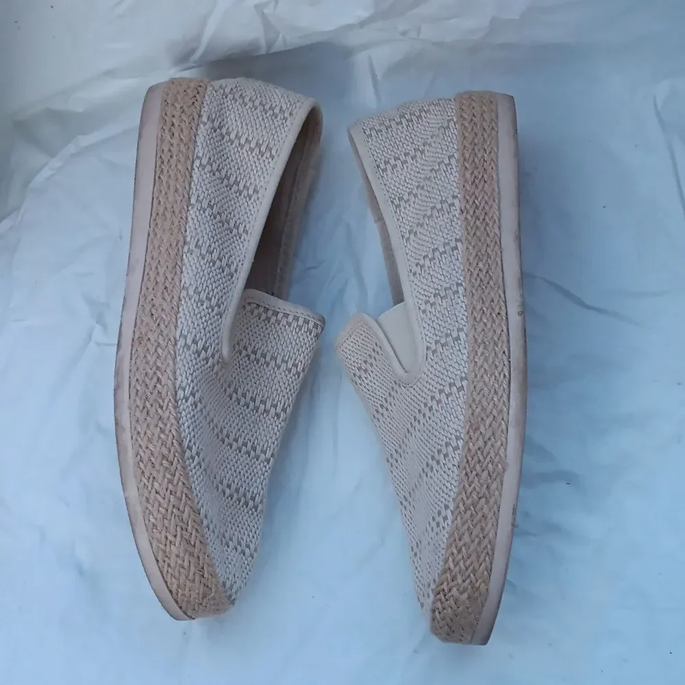 Esprit Women's Cream Slip-On Shoes Size 8.5